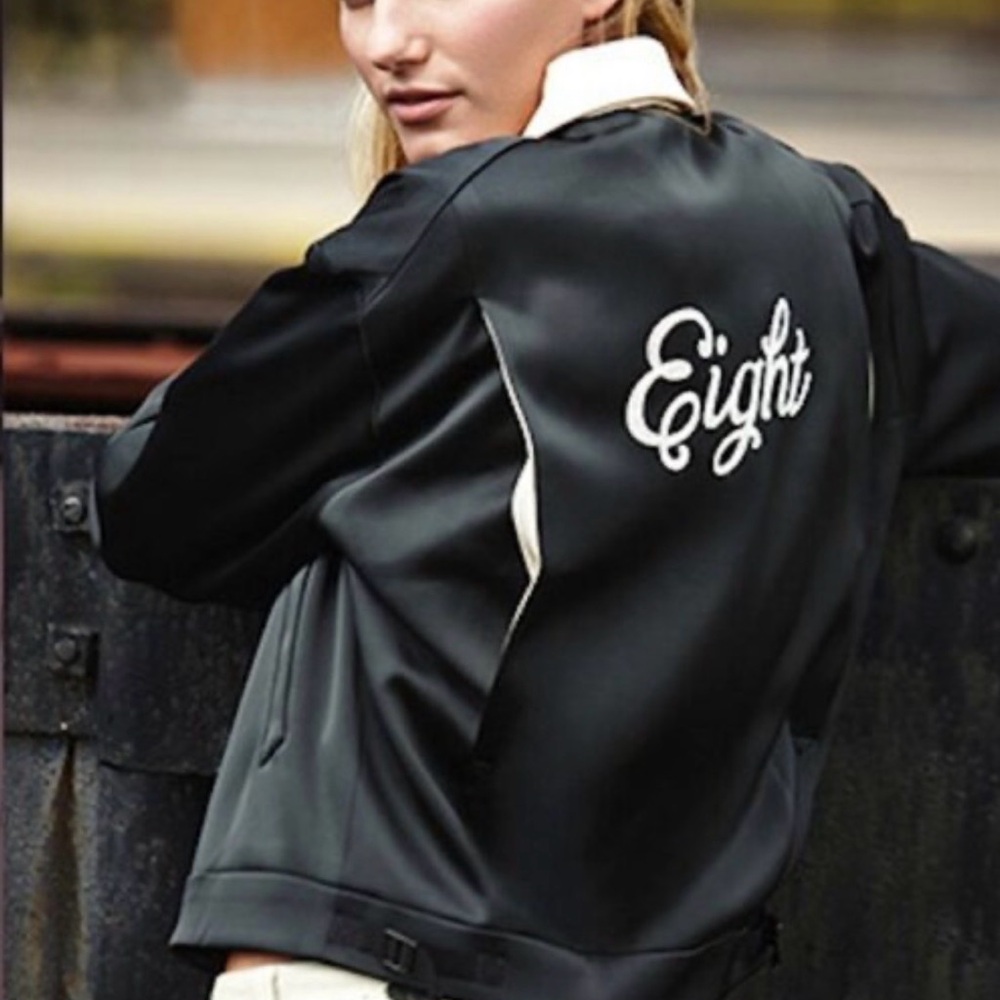 rag & bone Black and Cream dugout Jacket
